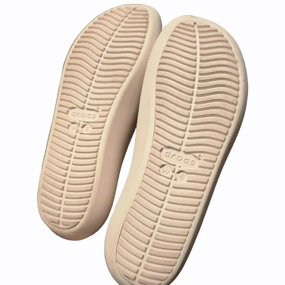 Crocs Black Brooklyn Flats size  6 - Picture 3 of 4